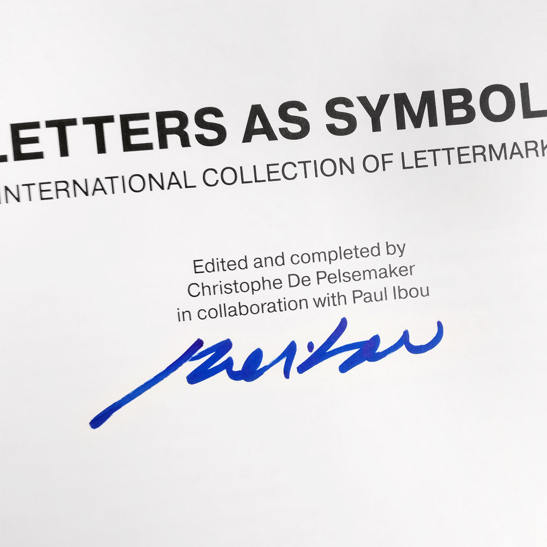 SIGNED by Paul Ibou - Letters As Symbols